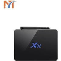 OEM Factory price BT4.1 smart greek channels New Design Top Quality X92 2GB 16GB android 7.1 octa core tv box