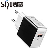 SIPU QC 3.0 Quick Charger Adapter For Phone Xiaomi Samsung EU US UK Plug USB Wall Charger