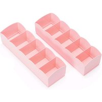 Plastic Underwear and Sock Desk Drawer Divider Storage Organizer
