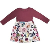 Vintage Floral Smocked Dress