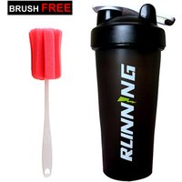 2019 Hot Products Ecofriendly Drink Bottle 600ml Shaker Bottles Custom Plastic black water shaker bottle