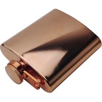 Rose Gold Electroplated Stainless Steel Hip Flask
