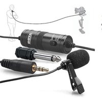 Lightweight Microphone Boya BY-M1 3.5mm Condenser Mic For DSLR Recording