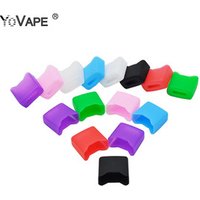 2019 Silicone Flat Mouthpiece Cover for juuling Pods Rubber Protective Cover Skin Sleeve case Dust Proof Cap