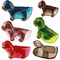 Rain Clothes Samoyed Plastic Small Wholesale Waterproof Pet Dog Raincoat for Pet