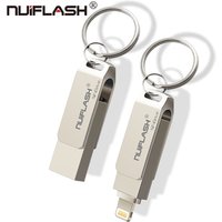iOS USB Flash Drive For iPhone X/8/7/7 Plus/6/6s/5/SE/ipad 2 IN 1 Pen Drive Memory Stick 16GB 32GB 64GB 128GB OTG Pendrive usb