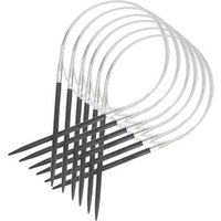 Rosewood Stainless Steel Circular Knitting Needle