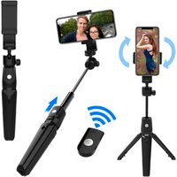 Best price Bluetooth Flexible Aluminum Selfie Stick Retractable Wireless Tripod for Smartphone iPhone