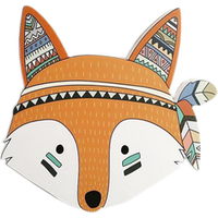Wooden Cartoon Animal Wall Decoration