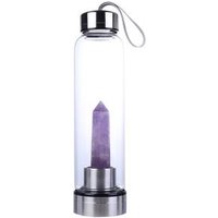 High Quality Glass Leak-Proof Natural Crystal Water Bottle
