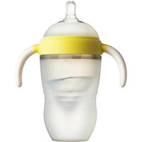 2018 Hot design natural feel milk silicone baby feeding bottle