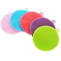 Food Grade Silicone Dish Sponge Antibacterial Magic Sponge Mildew-Free Dishwashing Better Sponges Smart Kitchen Scrubber