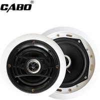 CABO Constant pressure waterproof ceiling speaker with back cover address speaker background music ceiling sound ceiling speaker