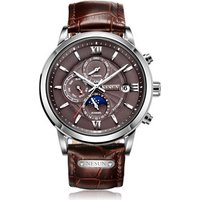 Automatic Mechanical 3ATM Waterproof Stylish Leather Watch for Men 2019