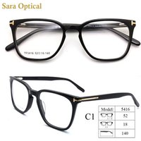 2018 New Model Optical Frame Acetate Glasses For Unisex Optical Medicated Fashion Glasses