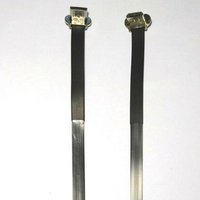 Stock Ultra thin flat micro usb cable FFC FPV Down angle micro to up angle micro usb charging cable