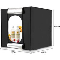 FSTCK-40L 40x40cm LED photographic studio shooting box with 4 color PVC backgrounds