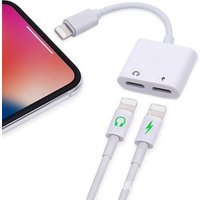 ZMD wholesale 2 in 1 for iphone dual lightning audio and charge splitter adapter with high quality