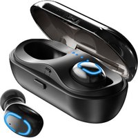 KIWI design TWS Wireless Earbuds Blue-tooth 5.0 Headphones, True Wireless in-Ear Headsets Built-in Mic HiFi Stereo