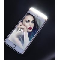 OEM illuminated Two LED Luxury Flash Light Up Selfie Phone Case For iPhone 6/7/8/X