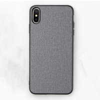 Free Shipping Cloth Texture Soft TPU Mobile Phone Case Covers FLOVEME Original For iPhone X XS XS MAX XR Case