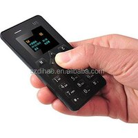 DIHAO Small size credit card mini cell phone Aiek Mini M5 Phone