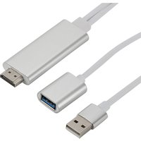 HDMI Adapter Cable HDMI Converter For iPhone 7 6S plus iPad iPod Android Type C Mobile Phone USB To HDMI 1080P Adapter AV Cable
