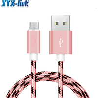 XYZ top quality pure copper increase speed 50 percent usb data charging cables