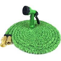 Magic Expandable Garden Hose Brass Fittings Spray Gun