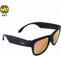Hot Selling 2018 Amazon Bluetooth Sunglasses Bone Conduction Earphones with Polarized Lens