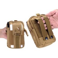 Large capacity Waterproof Tactical mobile phone case belt Waist pouch pack For Outdoor Hiking Travelling