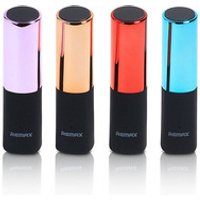 Remax Lipstick 2400mah Mini Portable Custom 18650 Batteries External Charger Power Bank