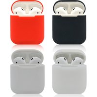Soft Silicone Case For Apple Airpod Shockproof Cover For Apple AirPod Earphone Cases Slim TWS Earphone Protector Case