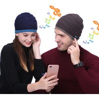 Promotional Net Lined Wireless Earphone Winter Bluetooth Beanie Hat with Speaker