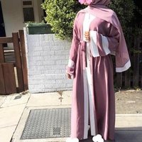 Muslim Abaya Belt Hijab 4 Colours