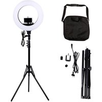 18 Inches Photography Photo Studio 480 LED Ring Light 5500K Dimmable Camera Ring Video Light Lamp