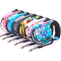 5M Automatic Pet Dog Harness Retractable Dog Collar Pet Traction Rope Chain Harness for Dog Accessories