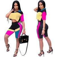 Two Piece Gym Shirt & Shorts Set