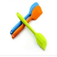Amazon Seller 210*35mm Colorful Food Grade Silicone Spatules With Custom Logo