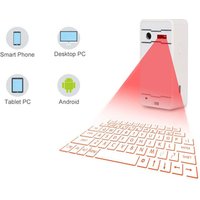 Mini Portable F3 Virtual Laser Projection Keyboard Wireless Speaker for Smartphone and Tablets