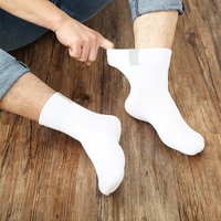 Top quality men 100% cotton business socks,antibacterial