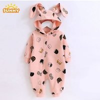 Cotton Romper Long Hare Ears