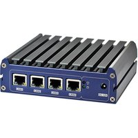 4 gigabit lan fanless intel baytrail J1900 industrial firewall router mini pc pfsense function support 3G/4G/WIFI