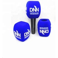 Printing logo microphone foam 10 pcs microphone windscreen custom logo