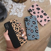 Lovebay Fashion Leopard Print Cover for iPhone 6s 7 8 Plus Phone Case Luxury Colorful for iPhone X XR XS Max IMD Soft Shell