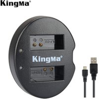 KingMa Dual USB Charger for LP-E12 battery for Canon EOS M M2 M10 100D Kiss X7 Rebel SL1 Digital Camera