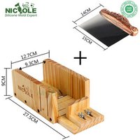 Nicole soap cutter set-2 loaf wooden soap cutter tools metal soap cutters