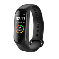 2019 Cheapest M4 smart watch Bracelet PK m2 m3 Heart rate monitor 0.96 Inch OEM fitness tracker wristband smartwatch mi band 4
