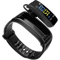 2019 color touch screen heart rate fitness Tracker band Y3 PLUS smart bracelet talk band earphone