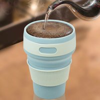 Folding Portable Silicone Collapsible Coffee Mug